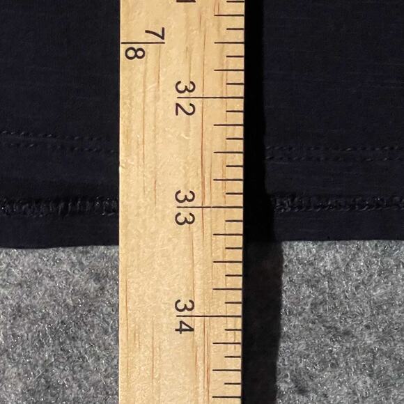 J Jill Women's Scoop-Neck Stretch Cuffed Sleeve Knit Tee Dress Navy Blue Size MP - Picture 10 of 10